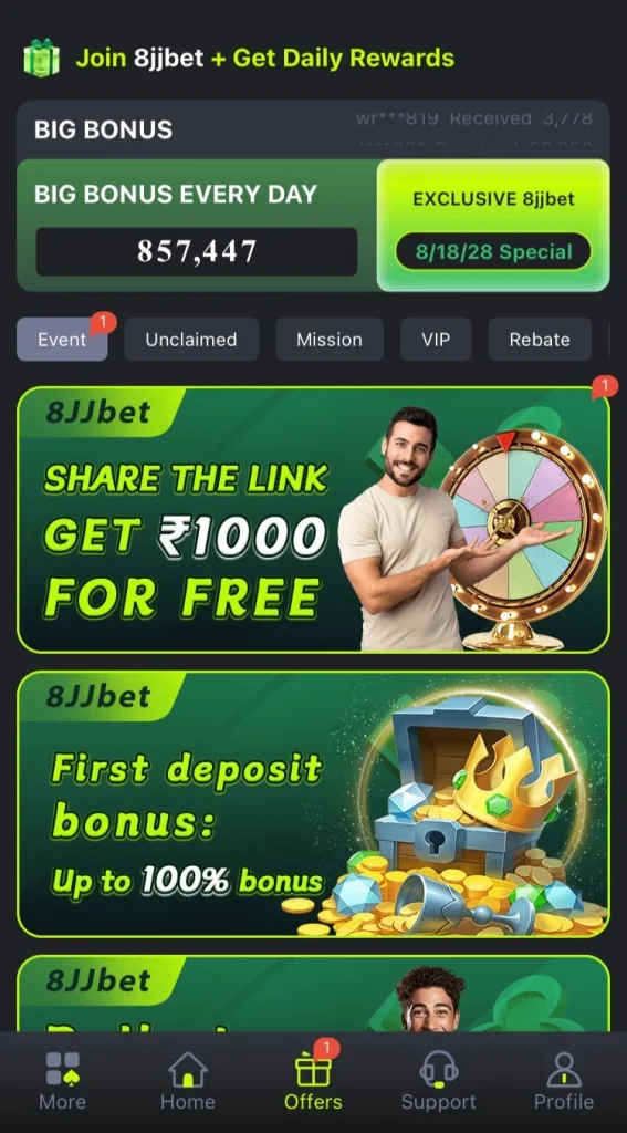 8JJBet Game